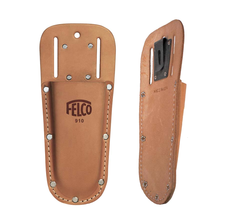 F910 Flat Holster with Belt Loops & Clip Felco - Garden Tools